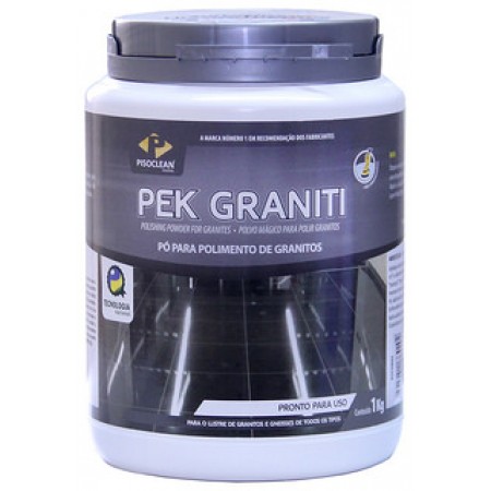 Pó para lustro: Pek Graniti para Polimento de Granitos - Pisoclean