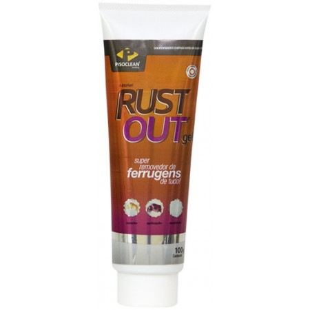 Removedor de ferrugem RUSTOUT Gel 100ml - Pisoclean
